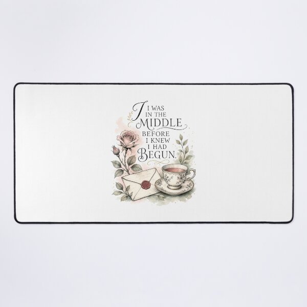 Item preview, I Was In The Middle Pride and Prejudice Tea and Letter Art designed and sold by Fenay Designs.