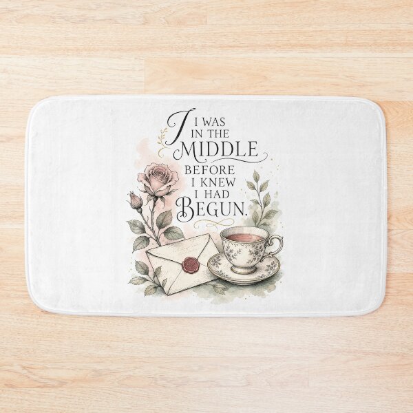 Item preview, I Was In The Middle Pride and Prejudice Tea and Letter Art designed and sold by Fenay Designs.