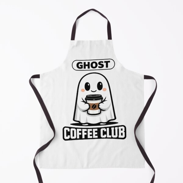 Item preview, Ghost Coffee Club Minimalist Halloween Vector designed and sold by wizooo411.