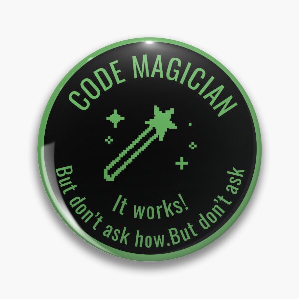 Item preview, Code Magician Developer Badge Design designed and sold by StikerChuns.