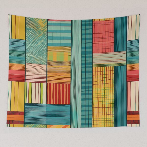Item preview, Vintage geometrical patterns in 1950's style designed and sold by Photopat.