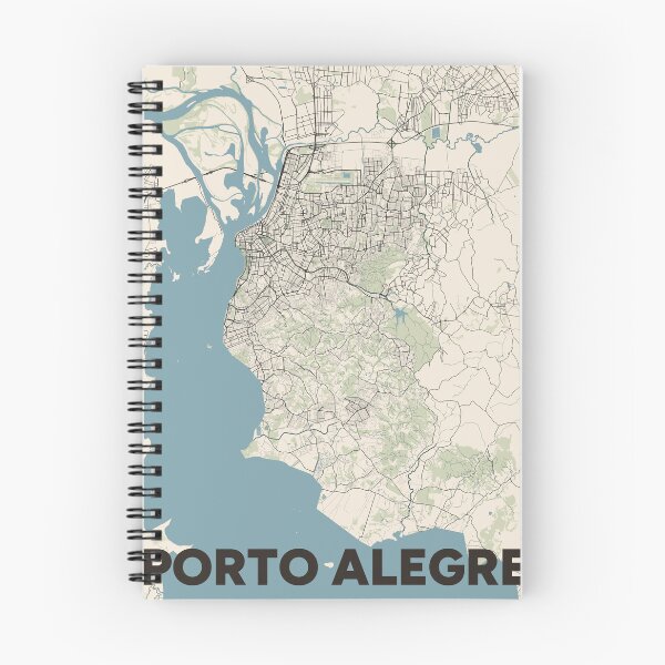 Item preview, Porto Alegre Map designed and sold by MapsNerd.