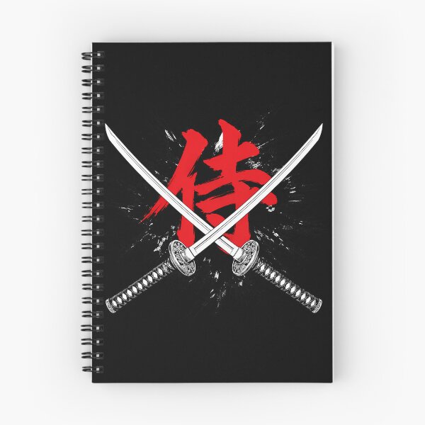 Item preview, Crossed Katanas Bushido Kanji Vector Samurai Design designed and sold by MouradStudio.