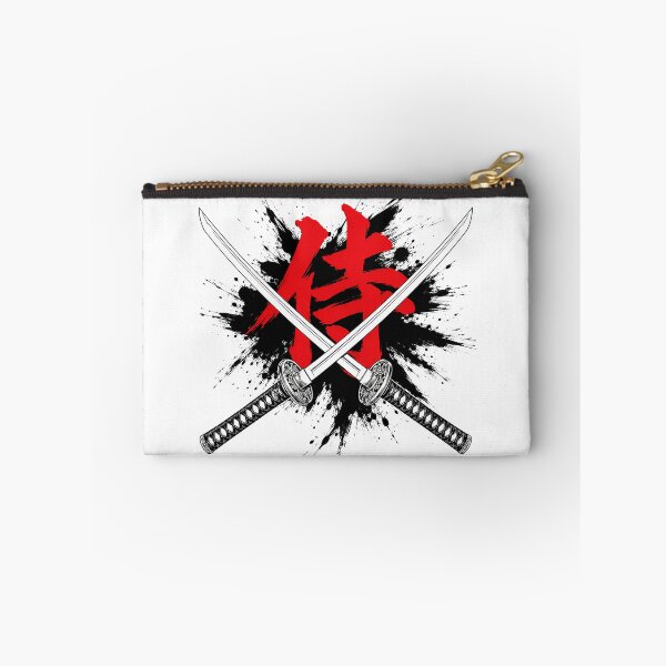 Item preview, Crossed Katanas Bushido Kanji Vector Samurai Design designed and sold by MouradStudio.