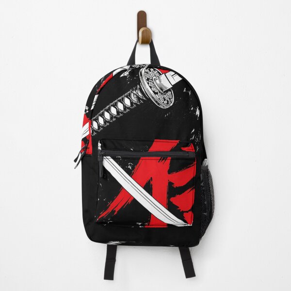Artikelvorschau, Gekreuzte Katanas, Bushido-Kanji-Vektor-Samurai-Design entworfen und verkauft von MouradStudio.