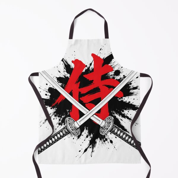 Item preview, Crossed Katanas Bushido Kanji Vector Samurai Design designed and sold by MouradStudio.