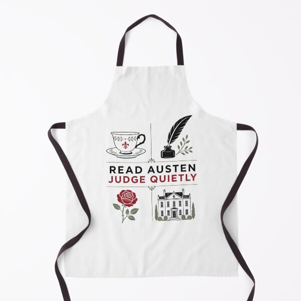 Item preview, Read Austen Judge Quietly Pride and Prejudice Grid Emblem designed and sold by Fenay Designs.