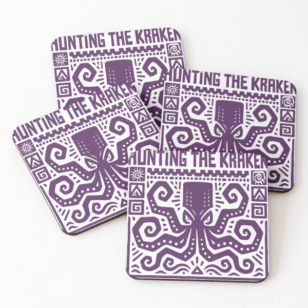 Item preview, Hunting the Kraken | Tribal Kraken Illustration  designed and sold by KomixsDesign.