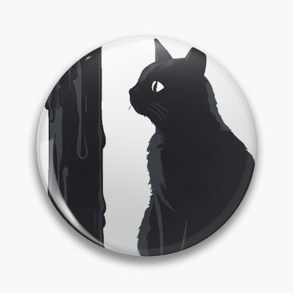 Item preview, Black Cat Enchanted Candle Icon designed and sold by IllumeInk.