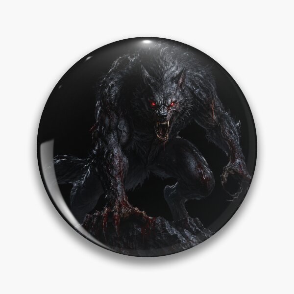 Item preview, Werewolf Halloween Art – Dark Wolf Monster Horror Design designed and sold by SMARTKIT DESIGNAGENCY.