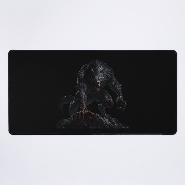 Item preview, Werewolf Halloween Art – Dark Wolf Monster Horror Design designed and sold by SMARTKIT DESIGNAGENCY.