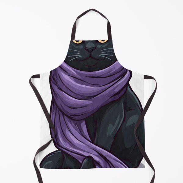 Item preview, Black Cat Fortune Scarf Icon designed and sold by IllumeInk.