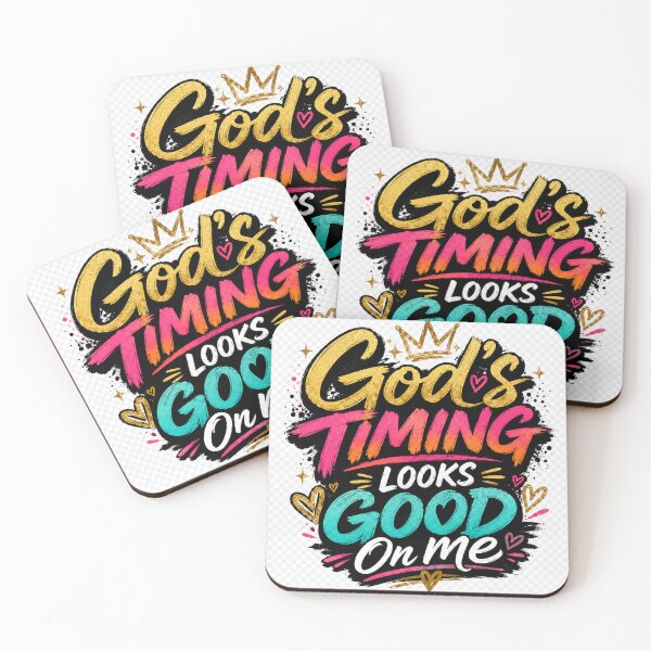 Item preview, God's Timing Looks Good On Me | Christian Faith Design designed and sold by Daughter of Grace .