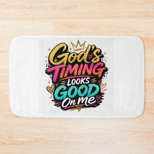 Item preview, God's Timing Looks Good On Me | Christian Faith Design designed and sold by Daughter of Grace .