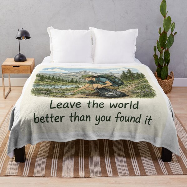 Item preview, Leave the world better than you found it designed and sold by CinemaChronik.