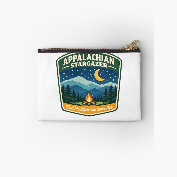 Item preview, Appalachian Stargazer | Retro Camping & Mountain Night Sky Badge designed and sold by jahiggin.