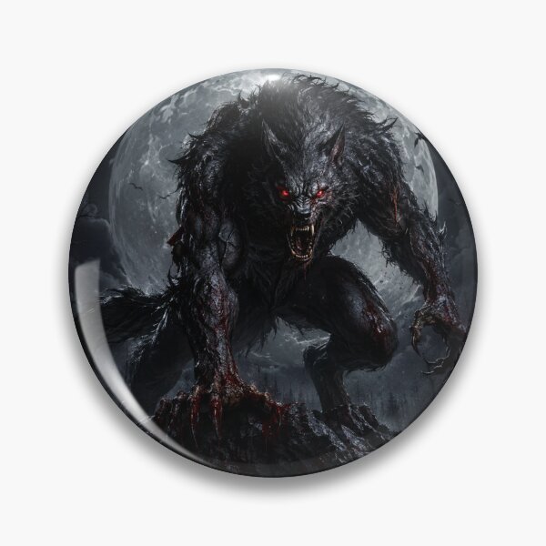 Item preview, Werewolf Halloween Art – Dark Wolf Monster Horror Design designed and sold by SMARTKIT DESIGNAGENCY.
