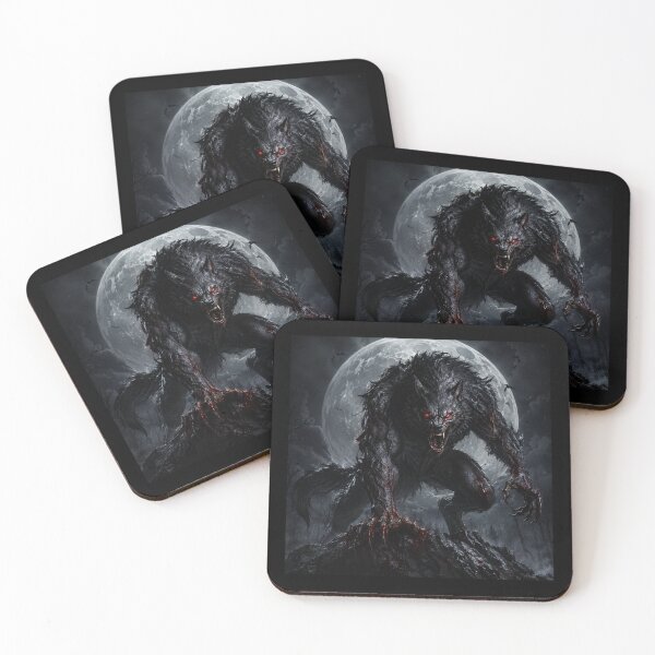 Item preview, Werewolf Halloween Art – Dark Wolf Monster Horror Design designed and sold by SMARTKIT  DESIGNAGENCY.