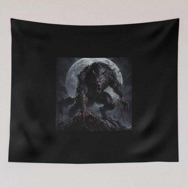 Item preview, Werewolf Halloween Art – Dark Wolf Monster Horror Design designed and sold by SMARTKIT  DESIGNAGENCY.