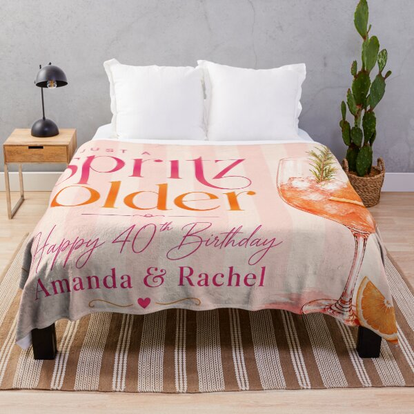 Item preview, 14 - 40th Birthday Tapestry 8 - just a spritz older designed and sold by taylorvinyls.