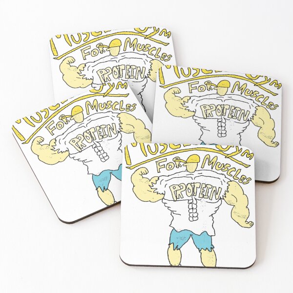 Item preview, Muscles Gym | Vintage Gym Logo Cartoon designed and sold by D O V E   S H O P.