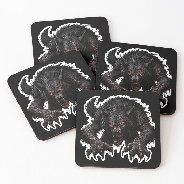 Item preview, Werewolf Halloween Art – Dark Wolf Monster Horror Design designed and sold by SMARTKIT  DESIGNAGENCY.