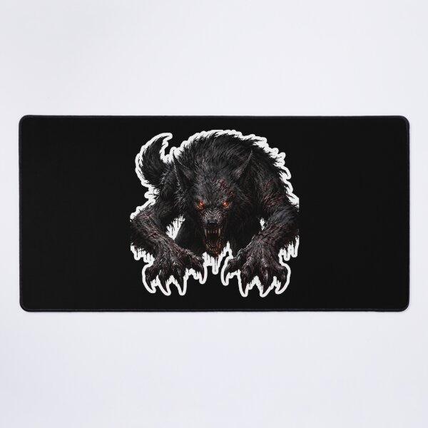 Item preview, Werewolf Halloween Art – Dark Wolf Monster Horror Design designed and sold by SMARTKIT DESIGNAGENCY.
