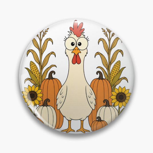 Item preview, Fall Chicken | Pumpkin Season | Autumn Farm | Cozy Fall designed and sold by Barnfield and Co.