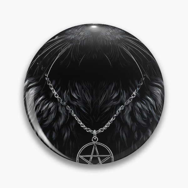 Item preview, Black Cat Pentacle Necklace Icon designed and sold by IllumeInk.