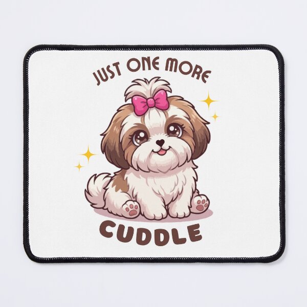 Item preview, Just One More Cuddle – Cute Shih Tzu Puppy Illustration designed and sold by PawsAndPallette .