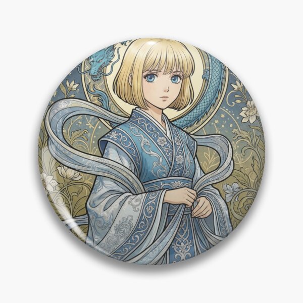 Item preview, Yui Hongo in Alphonse Mucha Style designed and sold by Solace Sparkles.