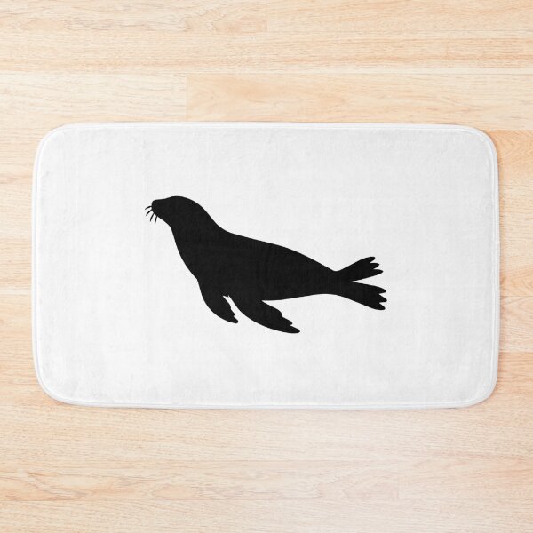 Item preview, Steller Sea Lion Silhouette — Minimalist Ocean Animal Art Tee designed and sold by medicalkinoko.