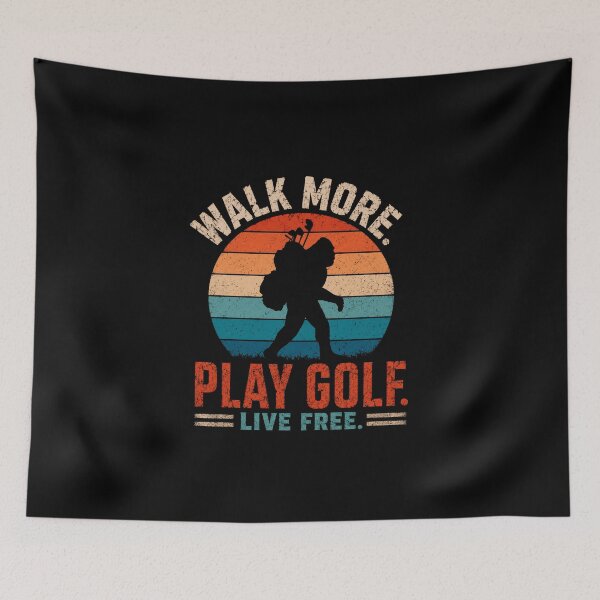 Item preview, Walk More Play Golf Live Free Golfer Golfing Lifestyle designed and sold by HumansStuck12.