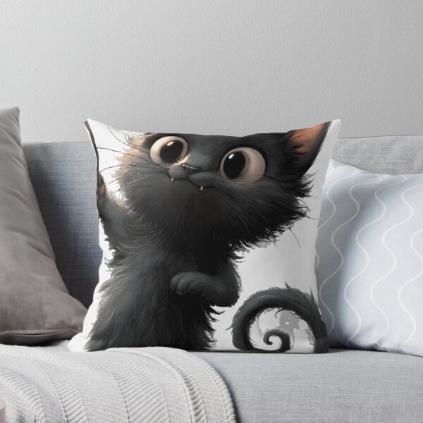 Item preview, Black Cat Magic Wand Icon designed and sold by IllumeInk.