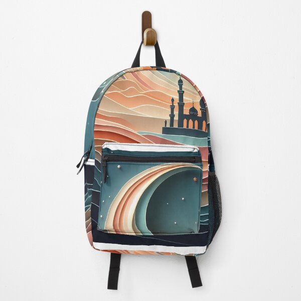 Item preview, 3D Papercut Layered Art of Mosque Silhouette and Desert Dunes designed and sold by The Geometric Aura.