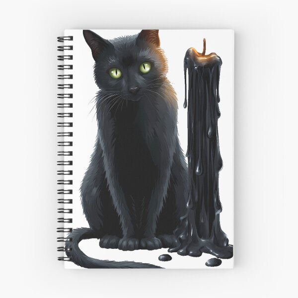 Item preview, Black Cat Candle Glow Icon designed and sold by IllumeInk.