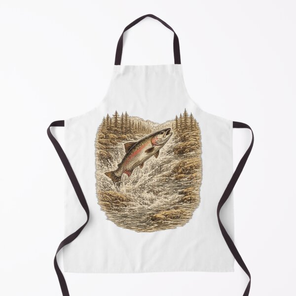 Item preview, Coho Salmon River Leap designed and sold by KrungiT Design .