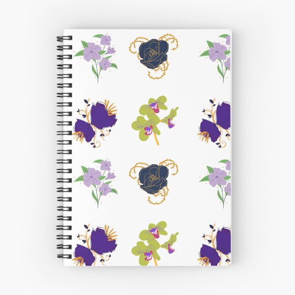 Item preview, Vintage Purple Floral Bouquet, Rose Butterfly & Orchid Illustration, Botanical Flower Art, Cottagecore Nature Aesthetic, Floral Graphic Design designed and sold by medgh7.