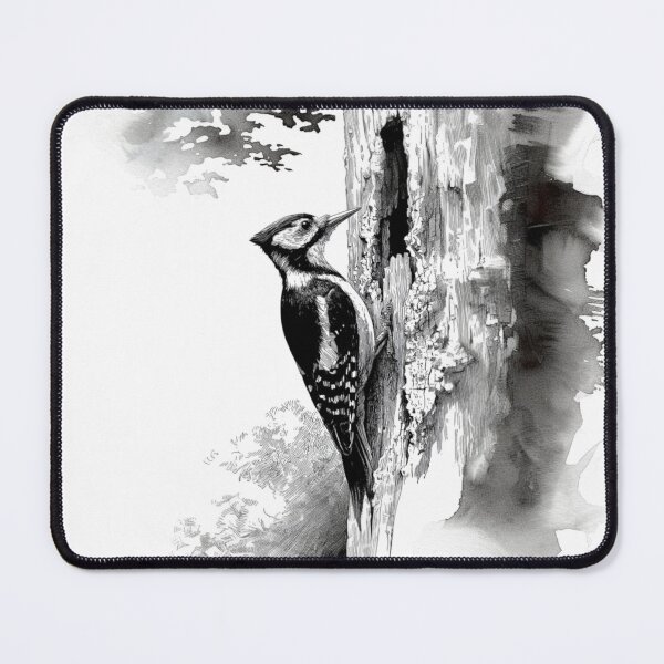 Item preview, A Woodpecker clinging to tree bark, Birds in Motion designed and sold by CDC40.