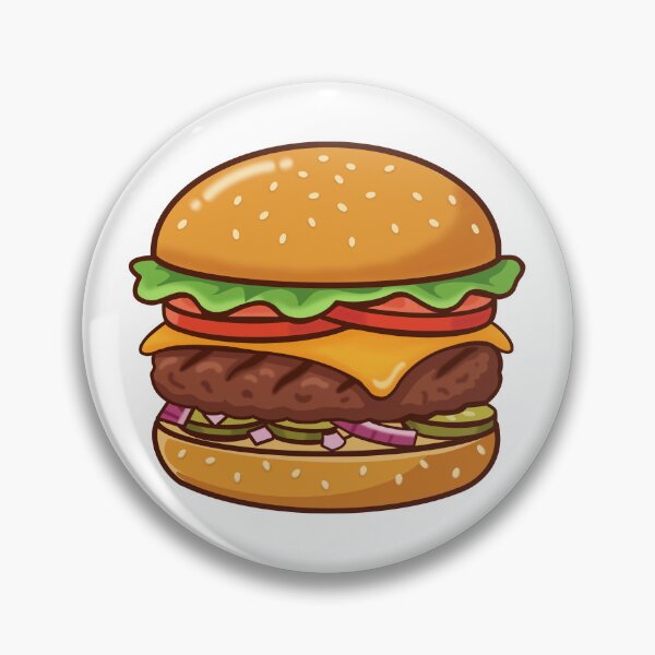 Item preview, การ์ตูนแฮมเบอร์เกอร์วาดมือ designed and sold by Alex_clipart.