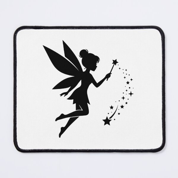 Item preview, Magical Fairy Silhouette with Magic Wand designed and sold by raedattia.