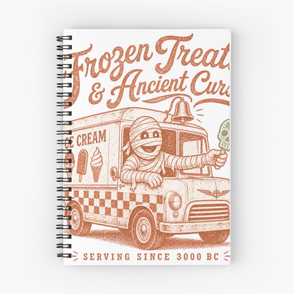 Item preview, Frozen Treats & Ancient Curses designed and sold by Tin Robot Co..