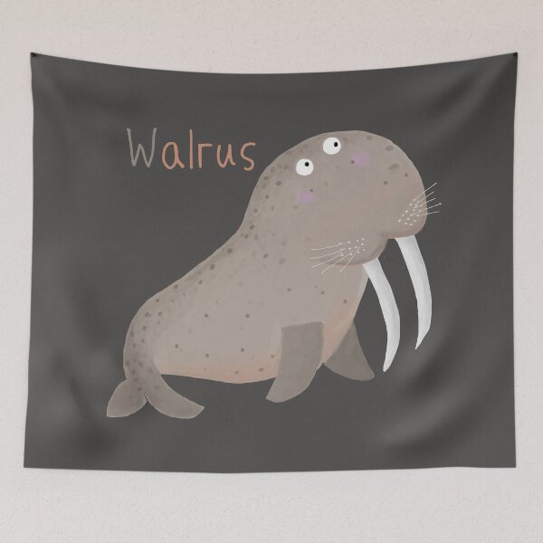 Item preview, W Is For Walrus Illustrated By Artist Carla Daly designed and sold by Carla Daly.