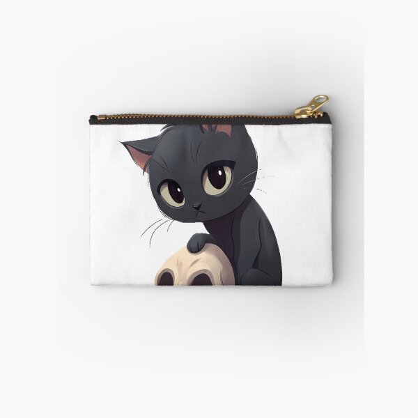 Item preview, Black Cat and Skull Icon designed and sold by IllumeInk.