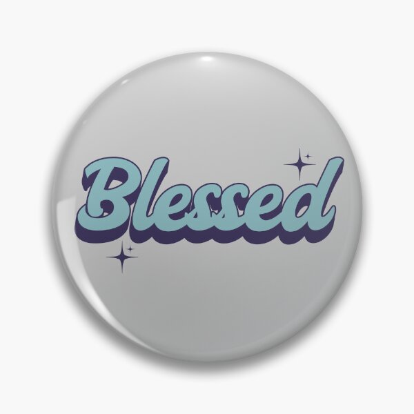 Item preview, Blessed Retro Typography Inspirational Design designed and sold by PrintandJoy.