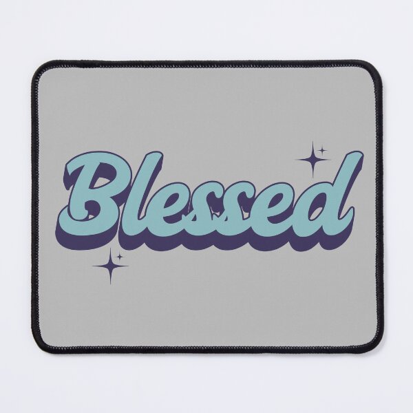 Item preview, Blessed Retro Typography Inspirational Design designed and sold by PrintandJoy.