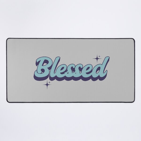 Item preview, Blessed Retro Typography Inspirational Design designed and sold by PrintandJoy.