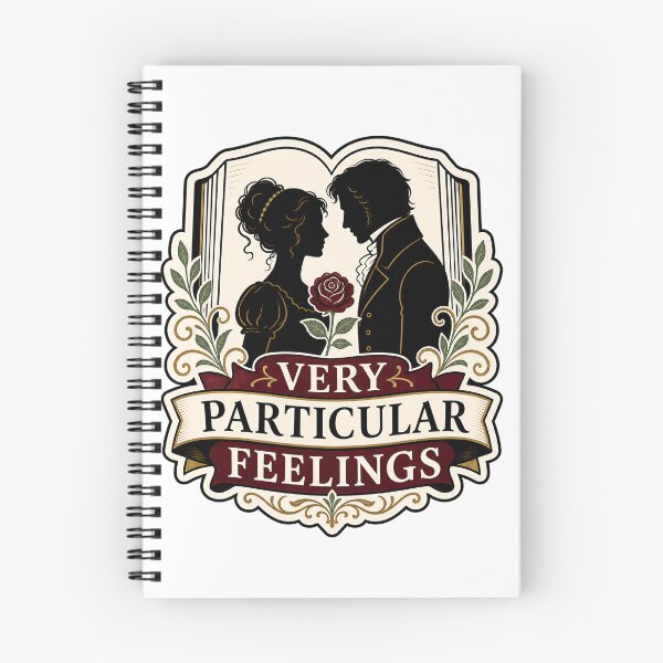 Item preview, Very Particular Feelings Pride and Prejudice Shield Crest designed and sold by Fenay Designs.