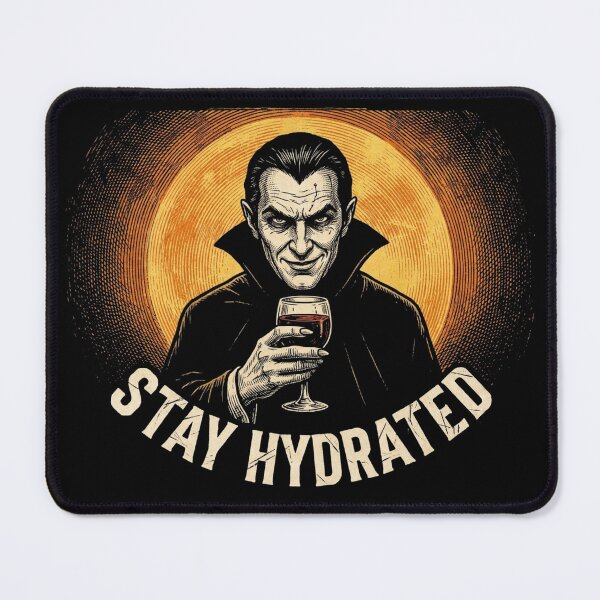 Item preview, Stay Hydrated Vampire Dracula Halloween Shirt designed and sold by TeNovaStudio.