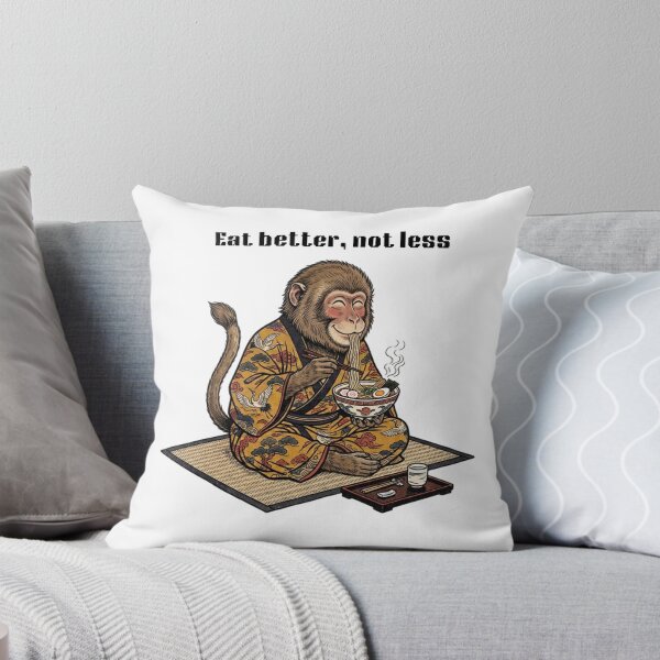 Item preview, A Monkey eating ramen sticker designed and sold by Niksenberg.Creations.
